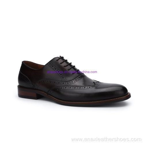 Man Shoes Handmade Leather Comfort Formal Oxford